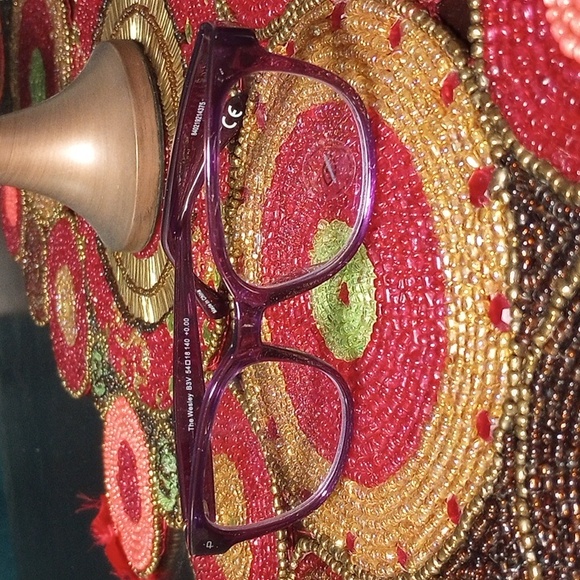 Wesley Blue Light Glasses Purple - Picture 3 of 13